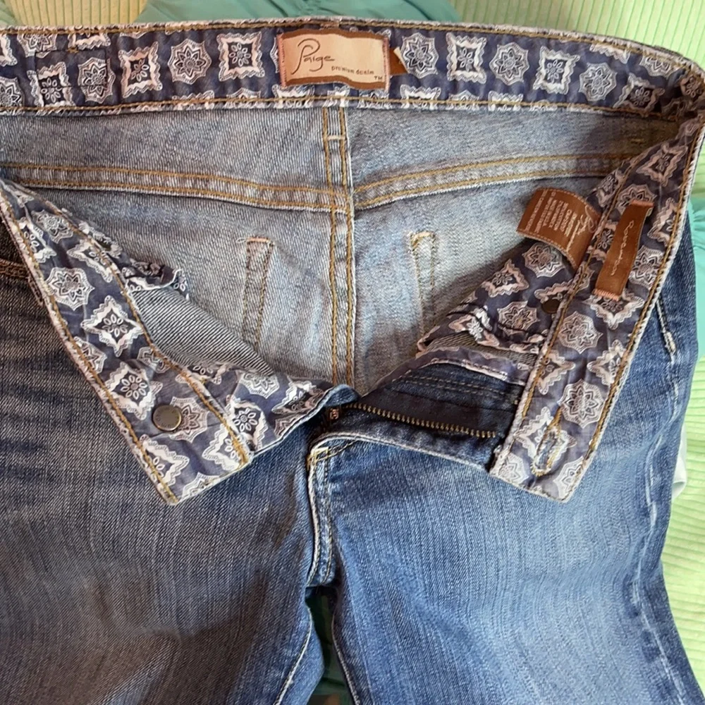 🔥 SALE Paige Robertson Flared Bootcut Denim Jeans | Size 28